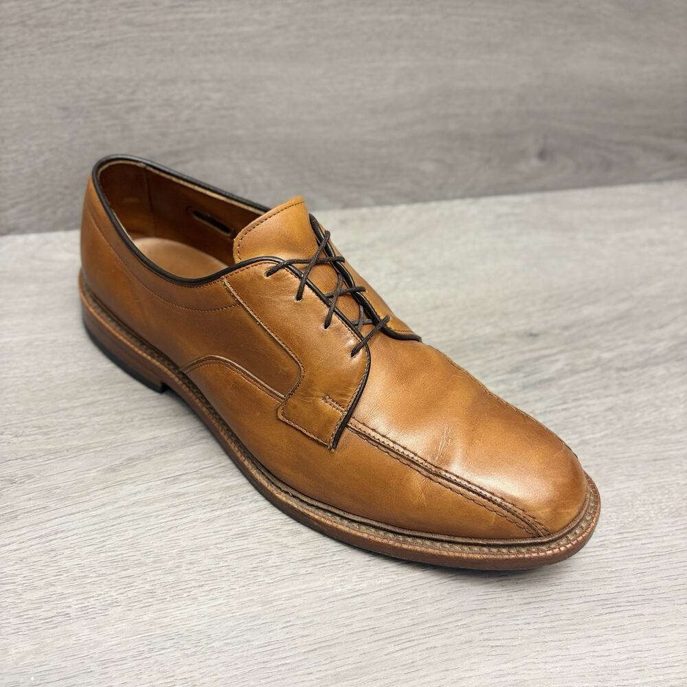 Allen Edmonds Leather Oxford Shoes Hillcrest Bicycle Toe Lace Up Dress Shoes 11D